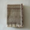 Retro Blanket King Size 80% Cotton 20%Linen Yarn Dyed Jacquard Tassel Blanket Sofa Bed Cover Blanket Bedspread On The Bed