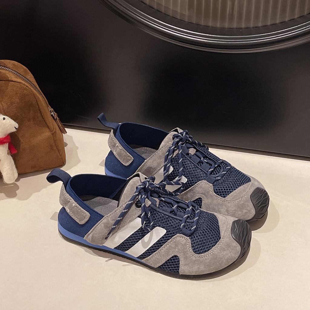 New Mengpin 2025 summer women's German training shoes mesh breathable super fire skateboard shoes anti-leisure sports ugly trendy shoe color