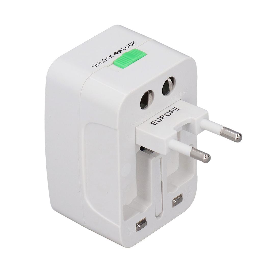 3 PCS Worldwide Universal Conversion Plug Global Tourism Multifunctional Power Adapter Converter