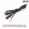 2 Adet 2,5 Mm 3,5 Mm 1/8'' Mono Stereo Erkek Dişi Fiş Jak Konektörü 2/3/4 Pin Aux Uzatma Kablosu Kendin Yap Ses Kulaklık Mikrofon Tamiri