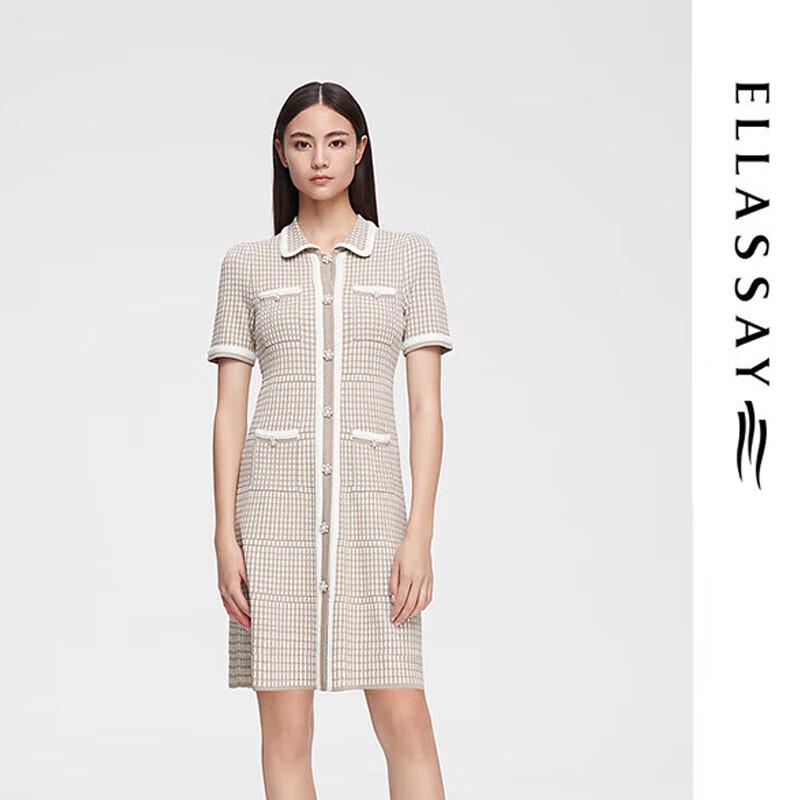 

ELLASSAY Spring Classic Chic Polo Knit Dress S