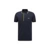 Polo Shirts Men's Navy Blue Polo Collar Moderate Straight Fit 50469391-405