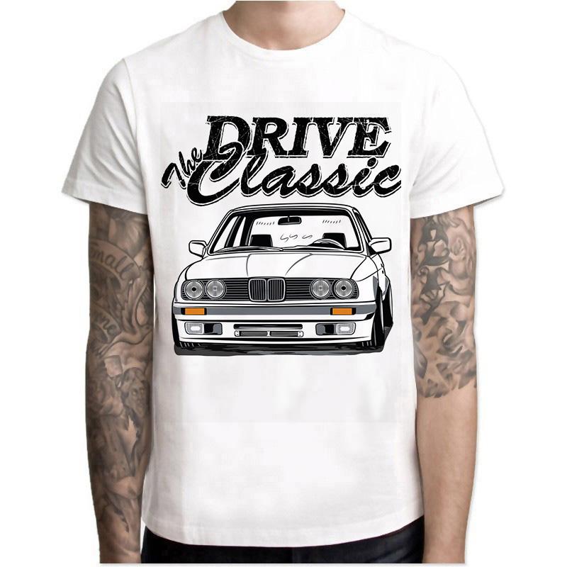 Harajuku Cool Automotive Car Turbo E30 E36 E46 T Shirt Men Anime T-shirts Tee Shirt Homme TShirt Male Streetwear Camisetas
