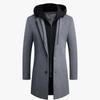 FiveFive Men Woolen Coat Casual Warm Winter Woolen Coat