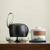 Outdoor camping tea making Yanhe Aoyama bird travel tea set activities business meeting souvenir
