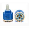 Ceramic Valve Cartridge 35mm 40mm Flat Base High Foot – Hot Cold Mixer Cartridge Replacement for Kitchen Faucet Basin Shower
