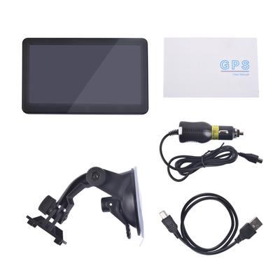 Přenosný GPS navigátor s dotykovou obrazovkou 7" HD 128 MB RAM 4 GB ROM FM MP3 Video Play Car Entertainment