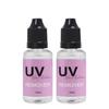 UV Glue Remover 30ml,Fast Dissolving for Extensions & Eyelashes,Professional Safe Solvent with Brush