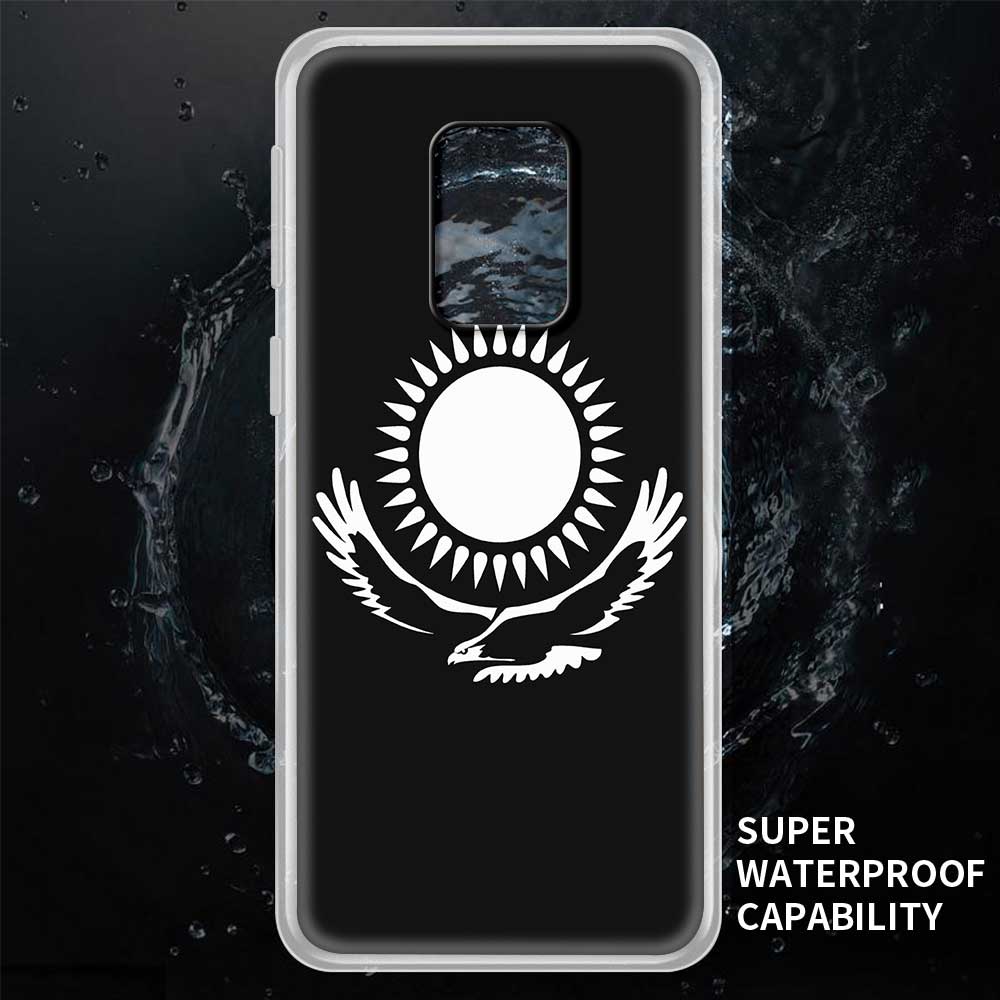 Kazakhstan Flag Case for Xiaomi Redmi Note 9s 9 8 8T 7 9C Mi Poco X3 NFC 11 9A 9T 10T Pro 7A Translucent Matte TPU Cover