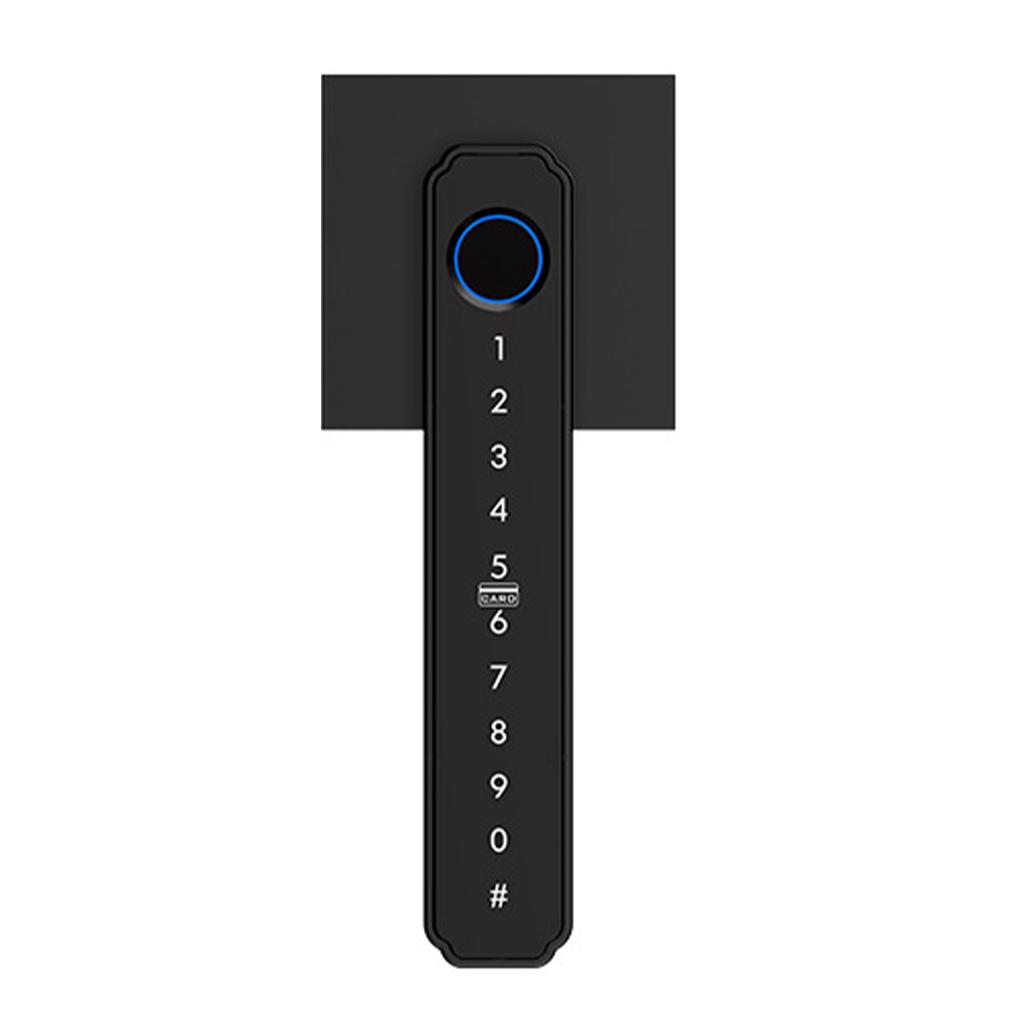 Smart Fingerprint   5 in 1 Keyless Entry Biometric Lock with APP Control Password Keypad IC Card Auto Lock for   Apartment