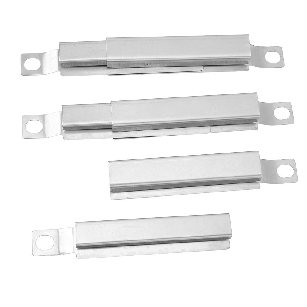 3PCS Crossover Tubes Replacement Stainless Steel Universal Adjustable Grill Crossover Tube with Screws for BBQ Parts