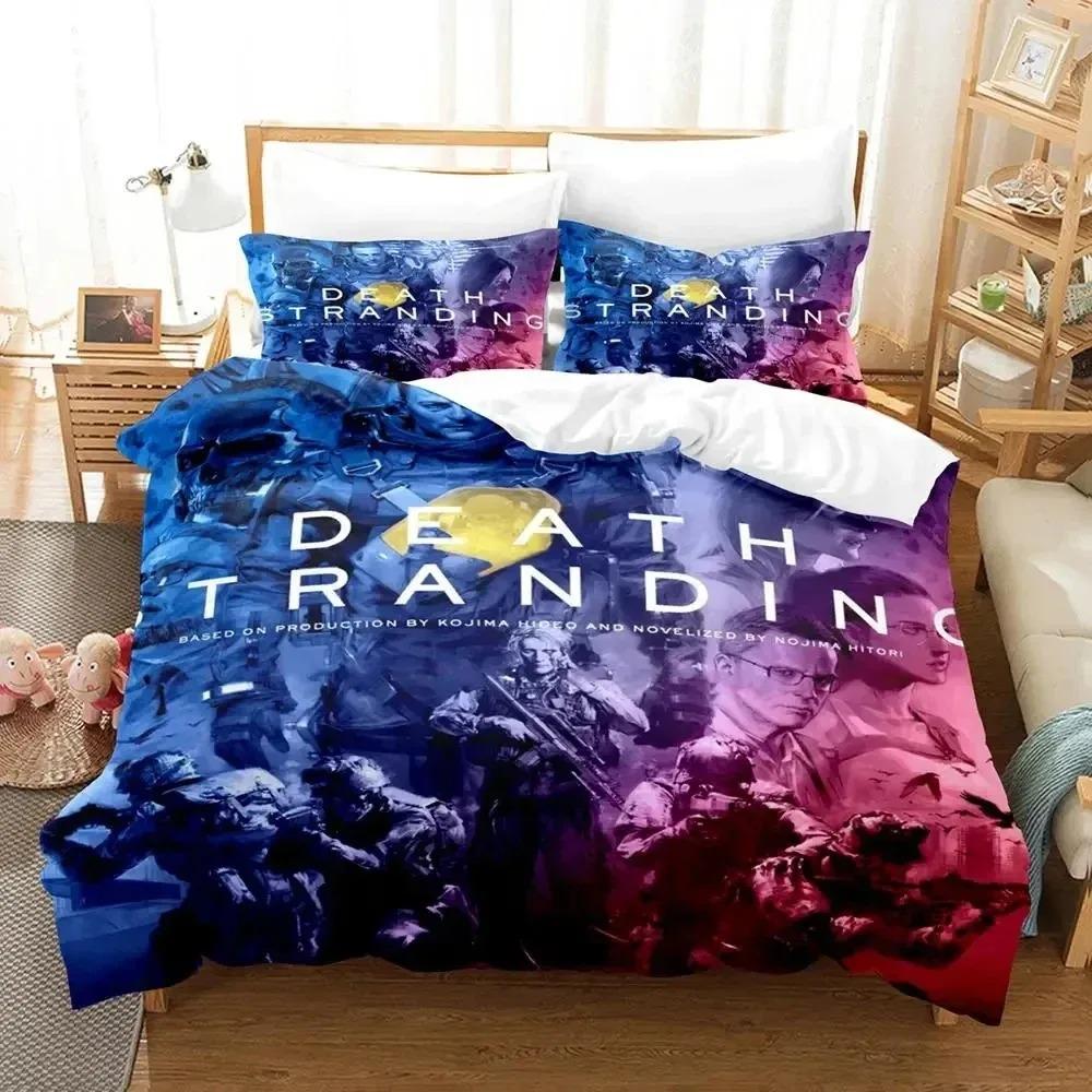 

Comforter 3D Print Death Stranding Bedding Set For Bedroom Soft Modern S Comefortable Kids And Comforter (quilt)-EU Single(135*200cm)3pcs