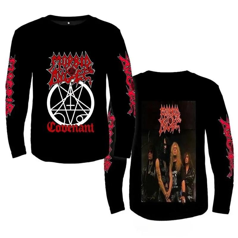 

Morbid Angel металева група чоловіча та жіноча 3D-друкована футболка з довгим рукавом вуличний ретро спортивний одяг Харадзюку чоловічий одяг 5XL