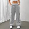 Autumn Women's Plus Size Straight Work Pants Athletic Casual Loose Sweatpants