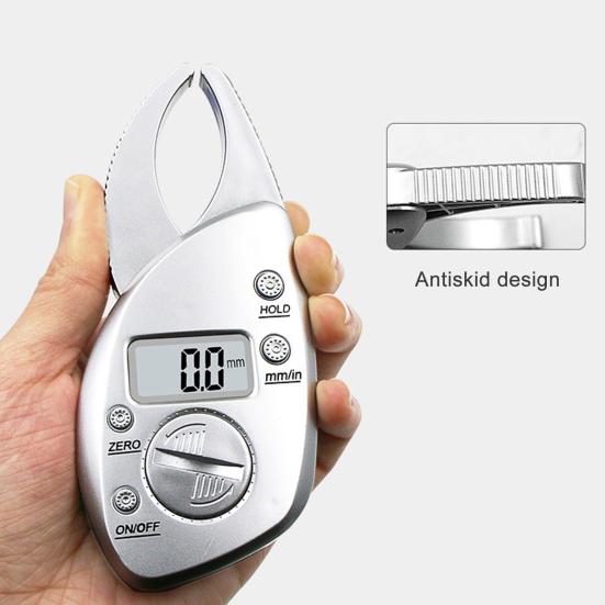 Portable Digital Display LCD Body Fat Caliper Skin Fold Monitor Analyzer Clip