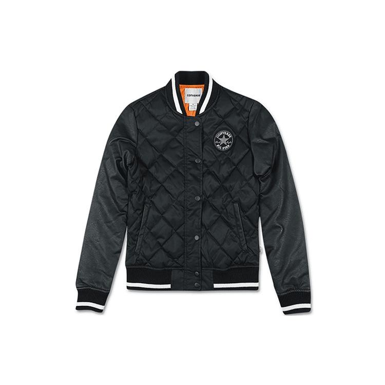 (WMNS) Converse Down Jacket Asia Sizing Black White Women s 10002397-A03 S