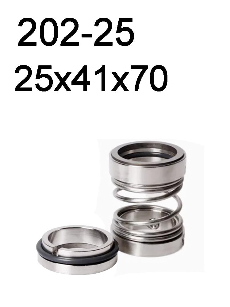 202 Series Fit 14 15 16 17-40mm OD Shaft Double Face Water Pump Mechanical Shaft Seal Unbalanced Single Spring