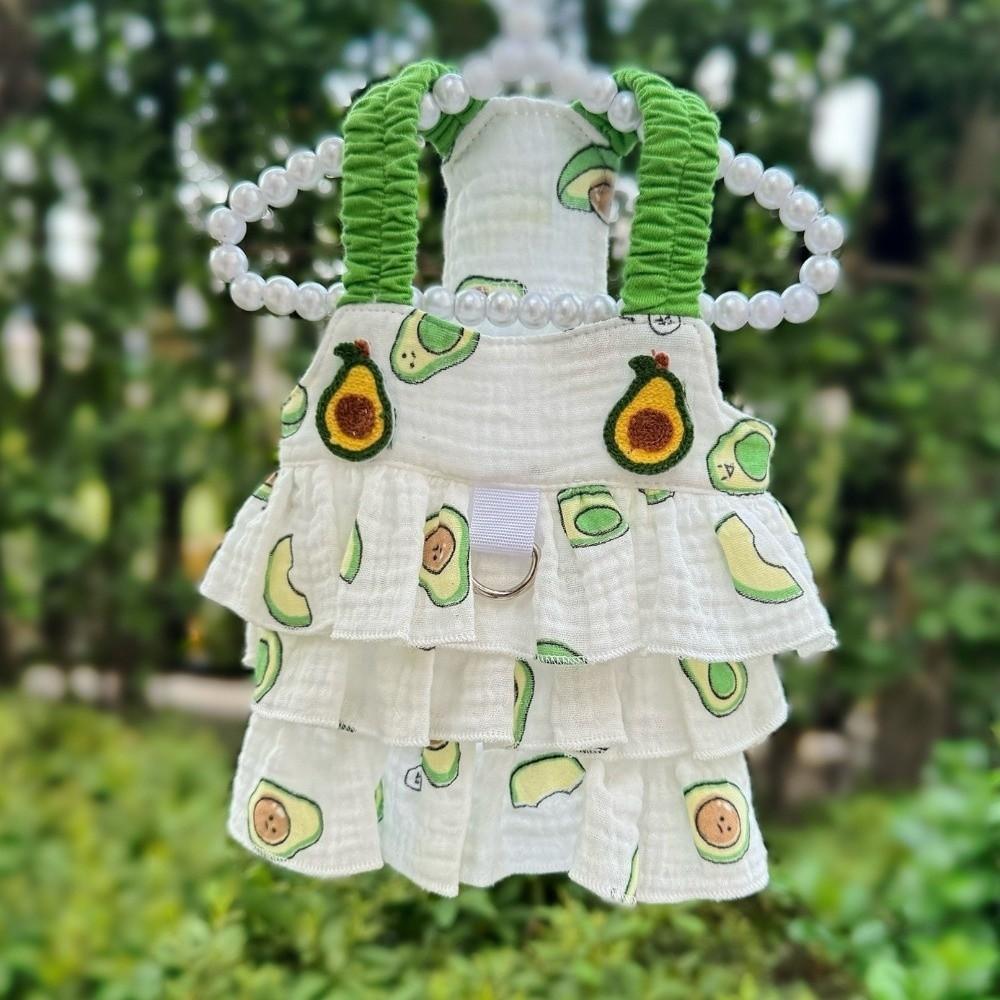 Cotton Dog Suspenders Dress Thin Breathable Summer Cat Clothes Puppy Princess Skirt Spring