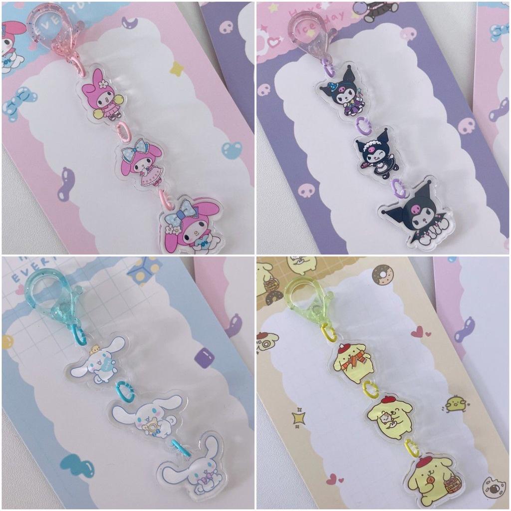 High Quality Sanrio Cartoon Character Keyring Acrylic Keychain