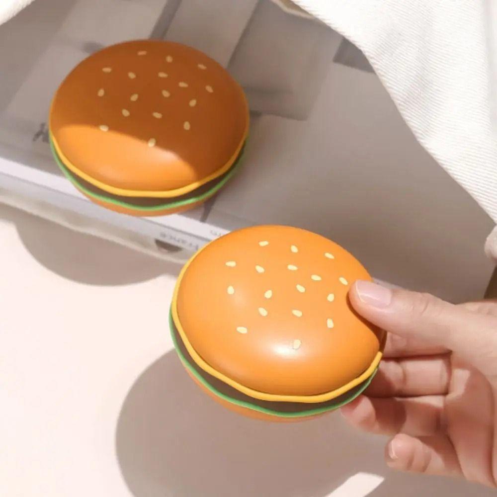2/3/6 Grid Hamburger Pill Box Sealed Mini Hamburger Storage Case Elderly