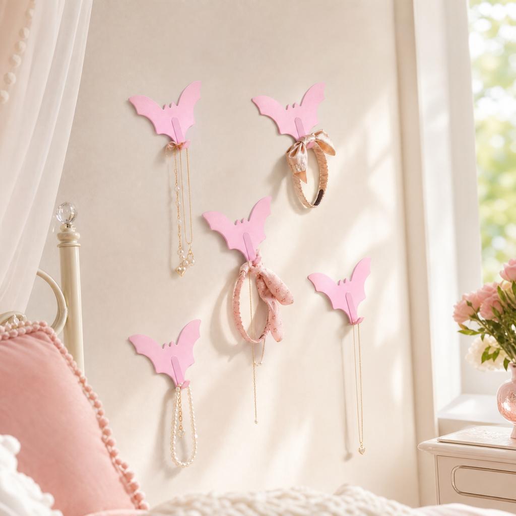 Adhesive Hooks No-Drill Wall Hooks for Bathroom Kitchen Entryway