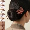 Dubbelzijdige Houten Haarspeld U-Vormig Hanfu Haaraccessoires Antiek Oude Stijl Haarstokje Meisje