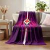 ACF Fiorentina blanket Flannel Blanket Soft Cozy Plush Throw for Sofa Bed Lightweight Home Decor