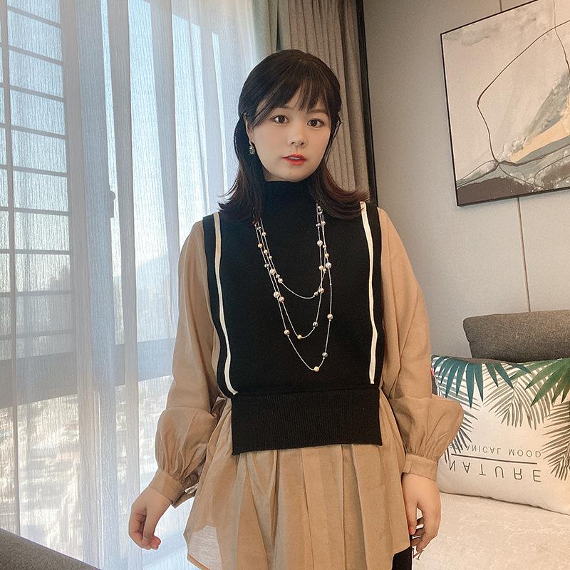 Long Necklace Korean Highlight Pearl Decorative Chain Temperament Versatile Sweater Chain Pendant