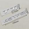 1pc 3D ABS Chrome Black Car Sticker Logo TT 40 TFSI 45 TFSI Rear Trunk Badge Emblem Decals For 4HGFC TT 45TFSI 40TFSI Accessories