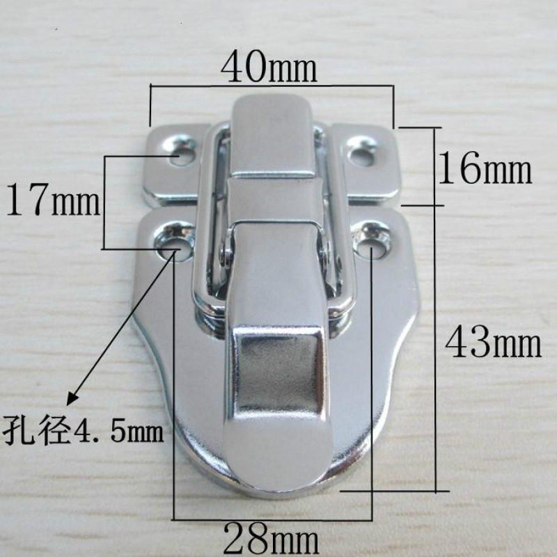 2/10pc Vintage Jewelry Wood Box Hasps Drawer Latches Decorative Suitcases Hasp Latch Buckle Clasp Furniture Hardware 40*60MM