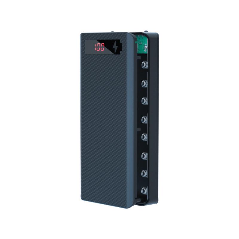 Detachable 8-Section 18650 Battery Charger with Digital Display DIY Kit