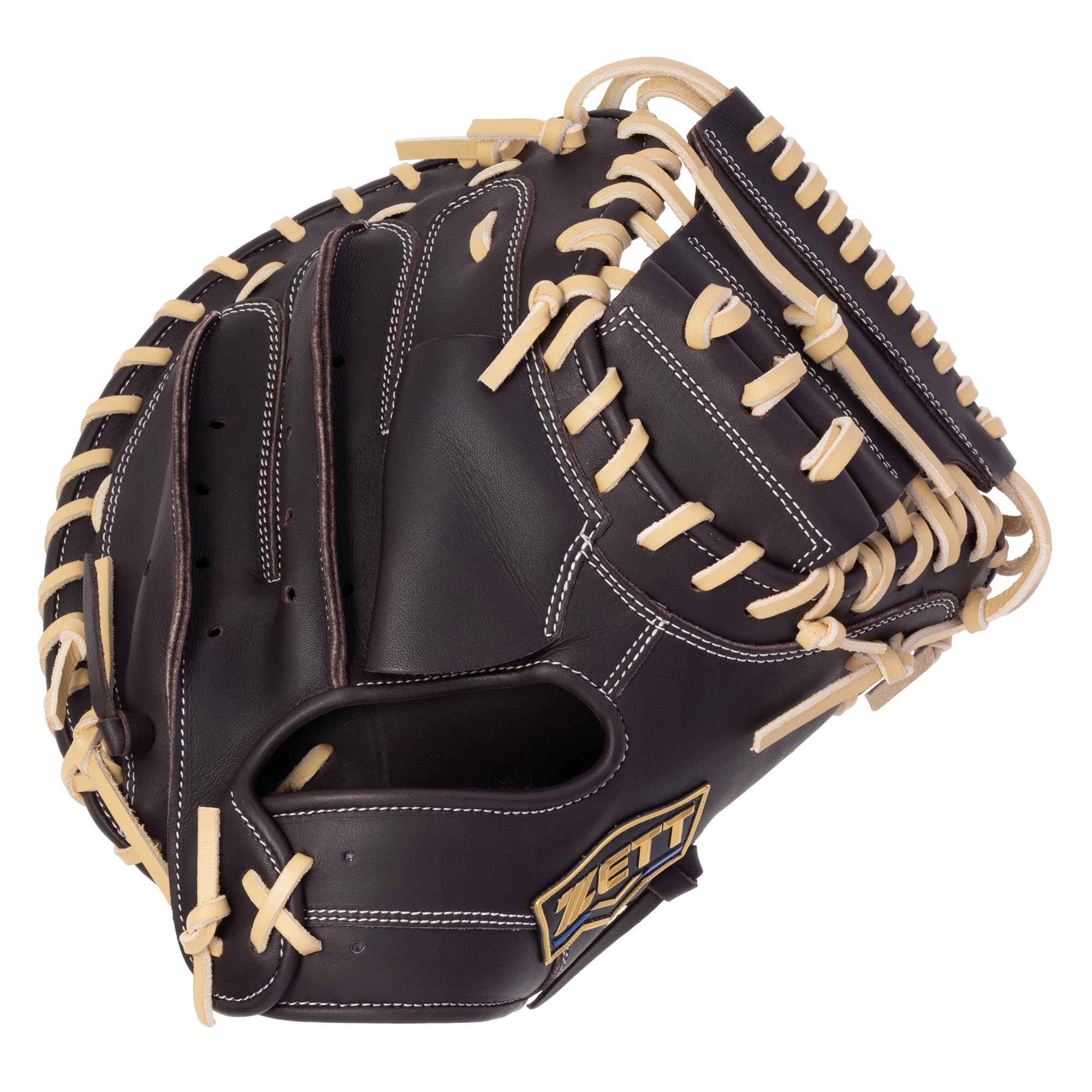 ZETT Neo Status Soft Baseball Brown x Pastel BRC362612 Catcher s Mitt, Right-Handed Throw, Brown,