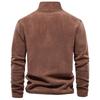 Men's Autumn and Winter New Item Standing Collar Half Zipper Long Sleeved Sweatshirt Standing Collar Cross-border Trend Versatile Men's Fleece Top