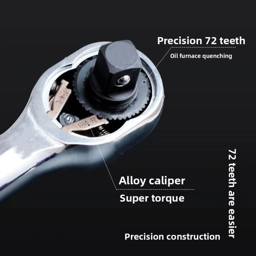 6.35 Mm Socket Torque Wrench 1/4 Inch Hexagonal Ratchet Wrench  Manual Tools