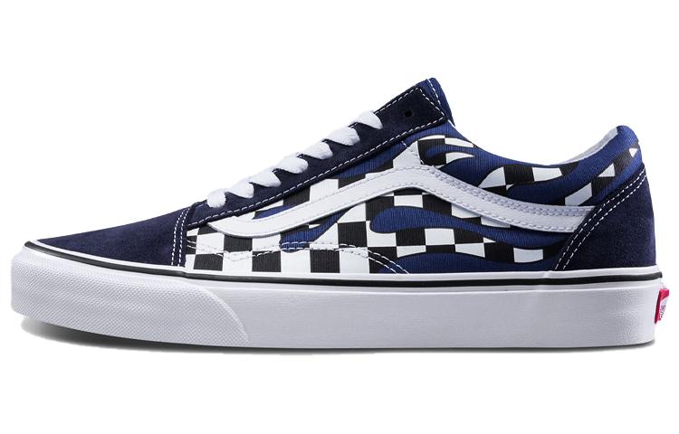 Old Skool Vans  Checker Flame  VN0A38G1RX6 34.5