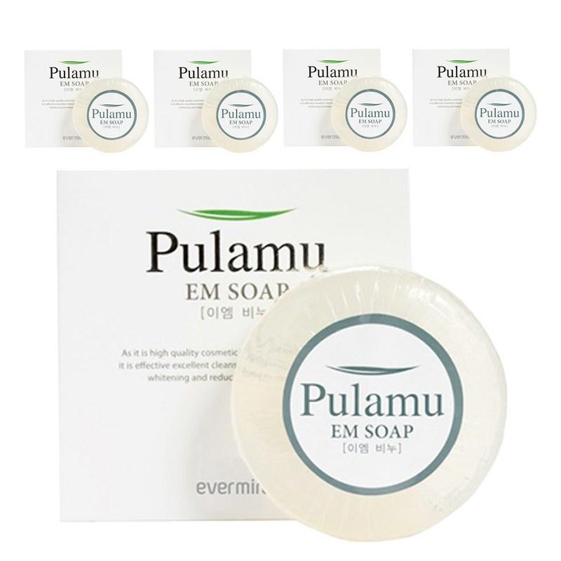 Pulamu EM Transparent Soap, 102g, 5 pcs