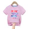 Demon Hunter Squad Kids Anime Print Casual Short Sleeve T-shirt