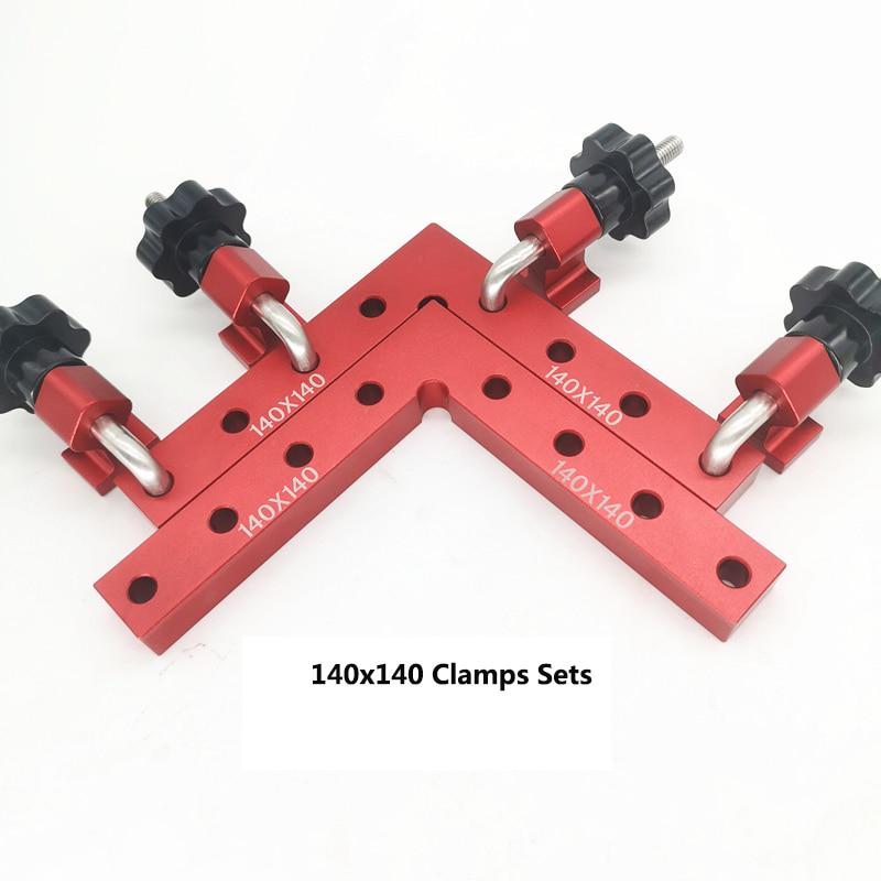 90 Degrees L-Shaped Auxiliary Fixture Splicing Board Positioning Panel Fixed Clip Carpenter's Square Ruler Woodworking Tool