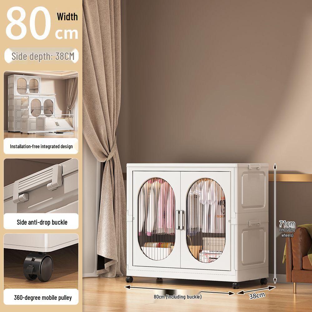 Foldable Plastic Wardrobe & Organizer for Baby and Children's Clothes