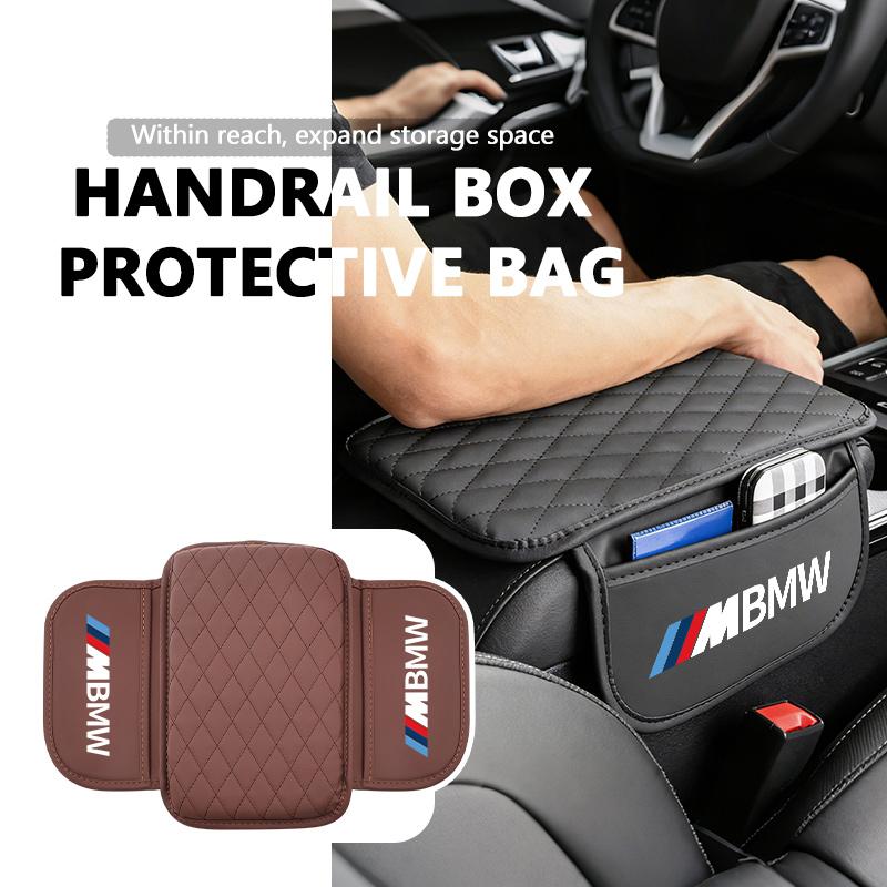 Car Arm Rest Pad Center Console Armrest Elbow Protector Cushion For BMW M F10 F20 F30 F40 F15 F25 F26 F31 F49 E62 E83 E84