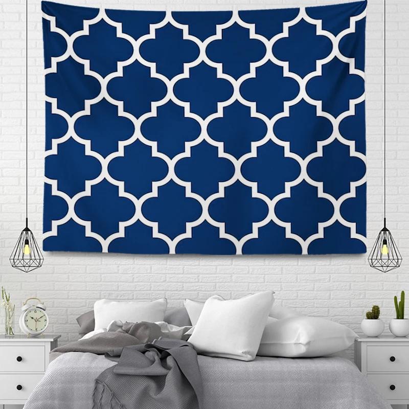 Abstract Geometry Tapestry Wall Hanging Geometric Tapestry For Kids Teens Adults Bedroom DecorModern Simple Wall Tapestry