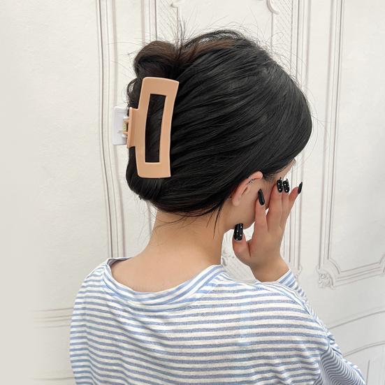 Hair Claw Soft Silicone Anti-slip Teeth Back Head Hair Clip