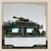 1049PCS Forest Outpost MOC Building Blocks Sci-Fi Architecture DIY Assembly Creative Toy Collection Display Educational Gift