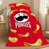 Pringles Mote Kastepledd 240g flanellteppe, egnet for sofaer, senger, kontorer, utsøkte gavepledd
