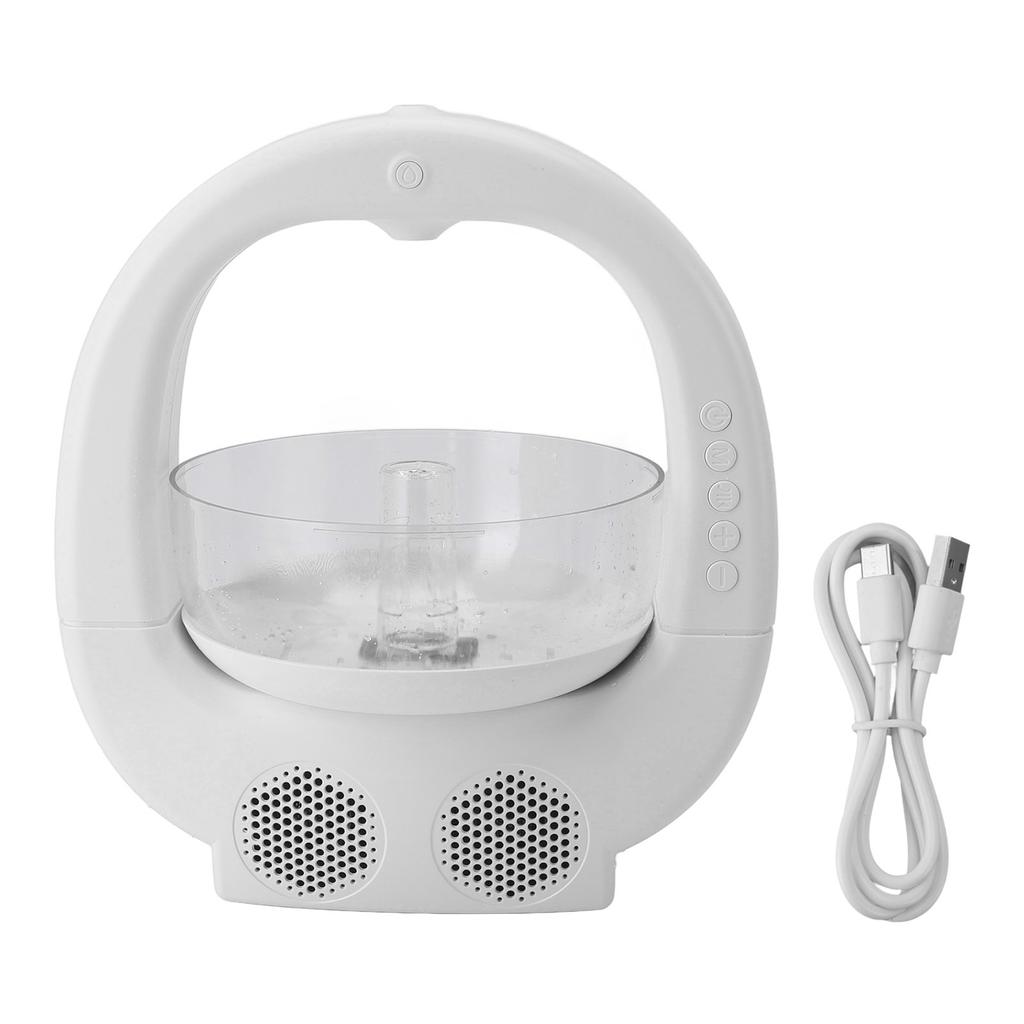 Anti Gravity Humidifier Cool Mist Desktop Humidifier White Noise High Mist Humidifier with Fish