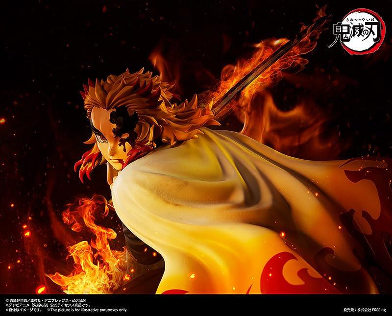 FREEing Demon Kimetsu no Yaiba Rengoku Anjuro plastová malovaná hotová figurka Slayer 1/4