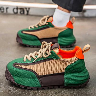 Playform Chaussures de Course Printemps-automne Marron Oxford Chaussures Habillées Homme Élégantes Chaussures Habillées Homme Baskets Sport Super Confortables