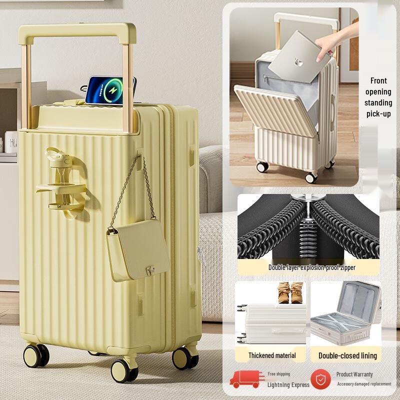 Xianglemei Front-Opening Zipper Luggage