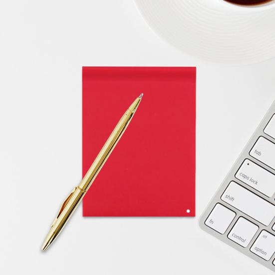Reusable Silicone Writing Board Notebook with Badge Clip for Nurses Teachers Erasable Notepad with Pen Loop Eco-Friendly Memo Pad