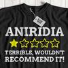 Funny Aniridia T-shirt Tops Tees Unisex Gift Laser Eye Surgery Recovery Tee Irish Implantation